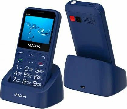 Сотовый телефон Maxvi B231ds blue #1