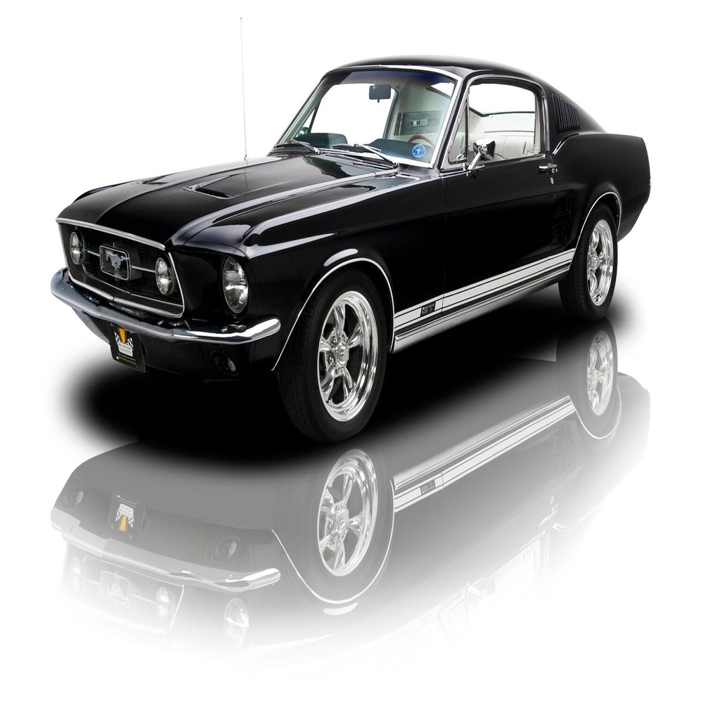 Машинка коллекционная металл. Maisto 31166 черный 1:18 SP (B)-1967 Ford Mustang Fastback  #1