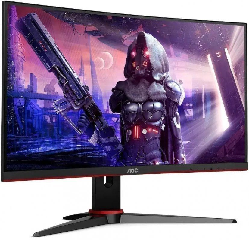 AOC 23.6" Монитор Gaming C24G2AE, черный #1