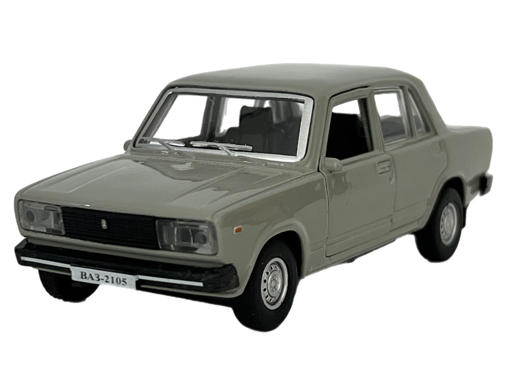 Машина металл LADA-2105 Спутник 12 см серая #1