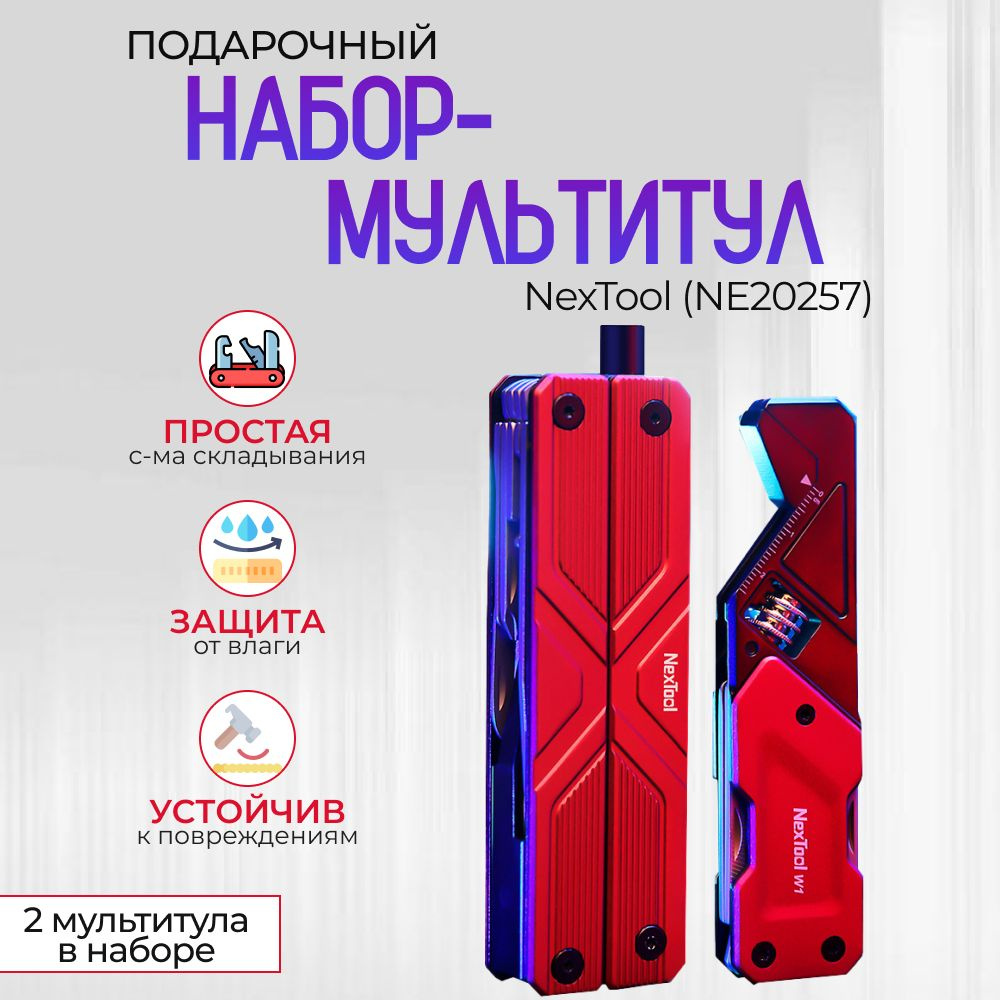 Подарочный набор мультитулов NexTool Two-set Gift Box (NE20257) #1