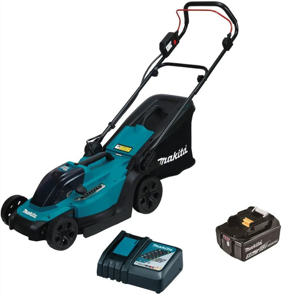 MAKITA DLM330RT газонокосилка аккумуляторная несамоходная 330мм (18В)  #1