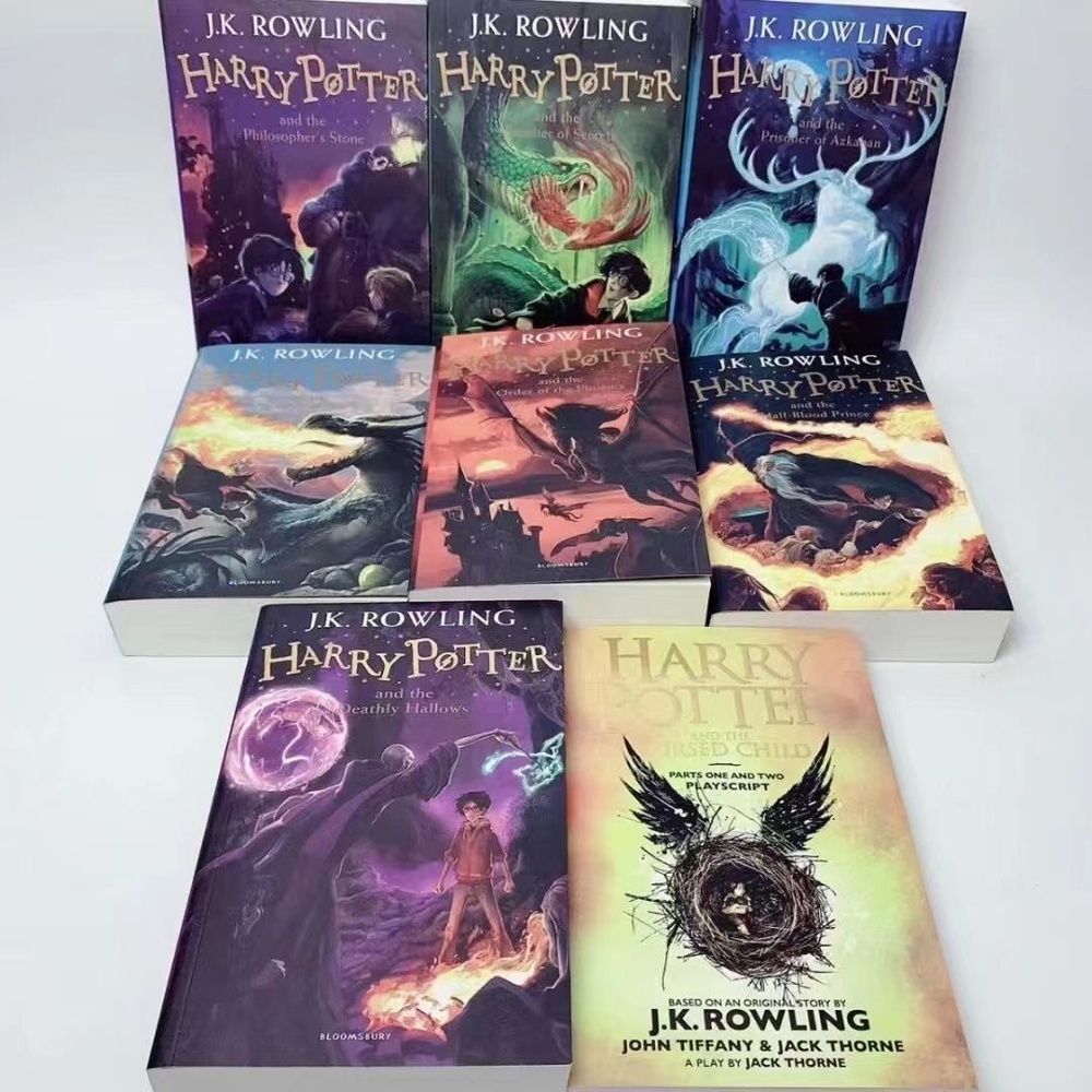 Harry Potter Set 8 book without box / The Complete Collection Paperback / Набор Гарри Поттер на английском #1