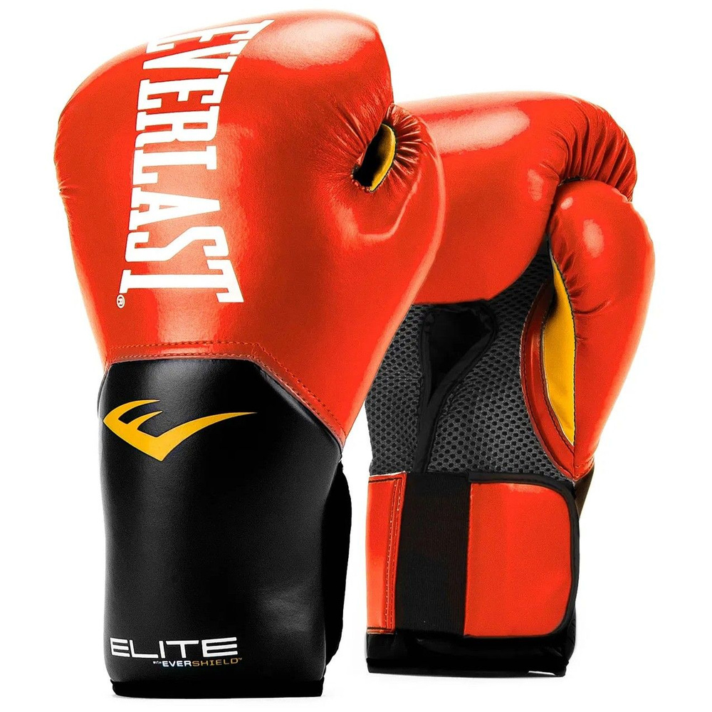 Боксерские перчатки Everlast ELITE PROSTYLE красные #1