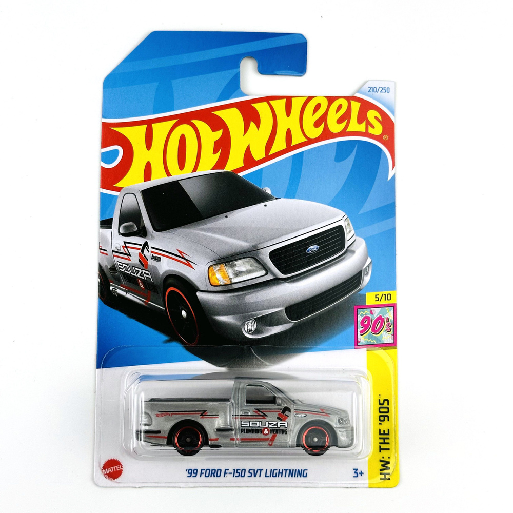 Машинка Mattel Hot Wheels 2024 C4982 99 Ford F-150 Svt Lightning #1