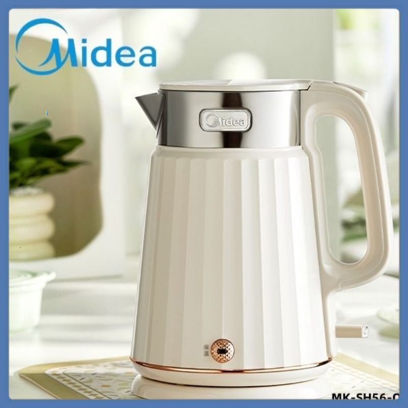 Midea Электрический чайник Midea Электрический умный чайник;с функцией подогрева;MK-SH56-Q, белый  #1