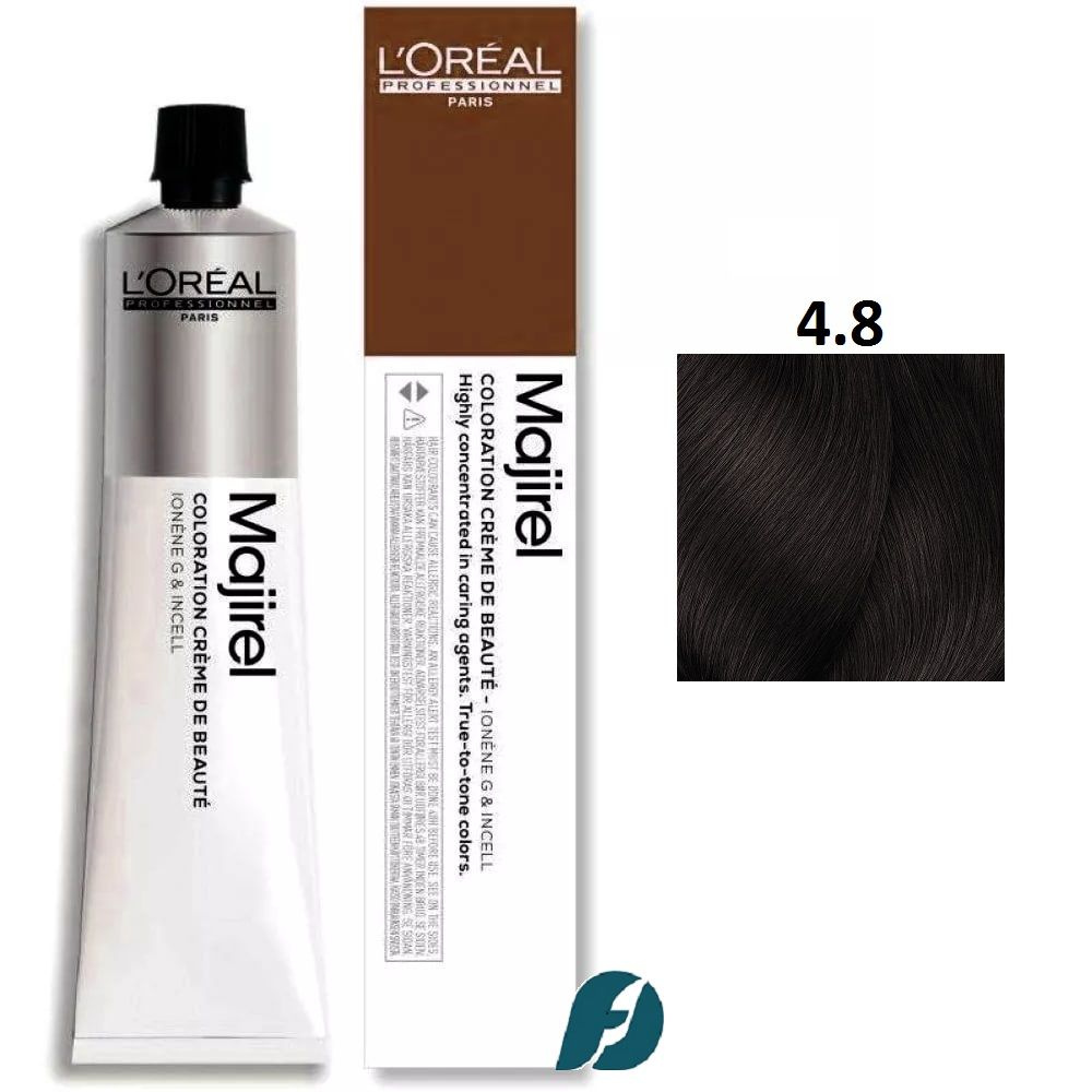 L'Oreal Professionnel MAJIREL 4.8 Крем-краска для волос шатен мокка, 50мл  #1