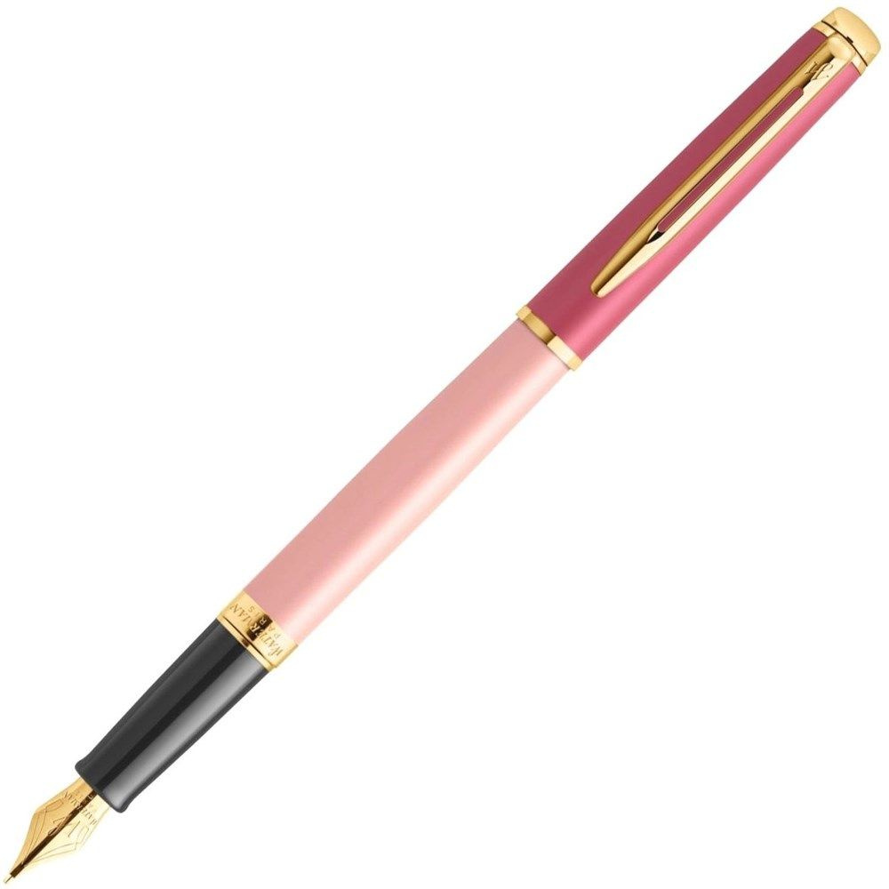 Ручка перьевая Waterman Hemisphere Colour Blocking Pink GT сталь нержавеющая/позолота F (подарочная коробка) #1