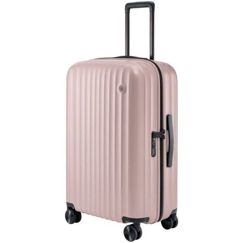 Средний дорожный чемодан на колесах M для багажа в самолёт XIAOMI NINETYGO Elbe Luggage 24 Pink  #1