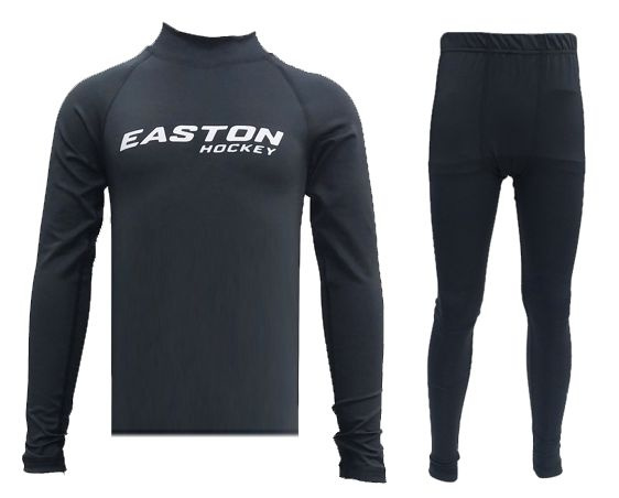 Компрессионное хоккейное белье EASTON (кофта + брюки) SR 46 (S) BLK  #1