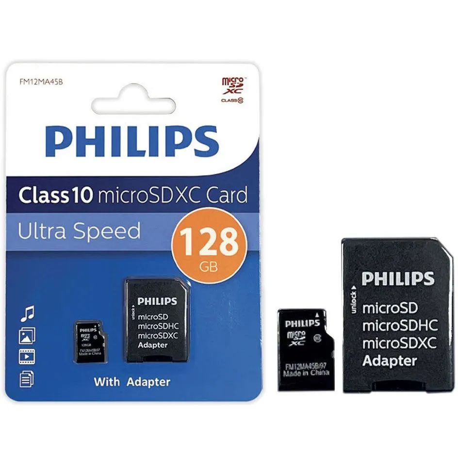 Карта памяти Philips microSDXC 128 ГБ #1