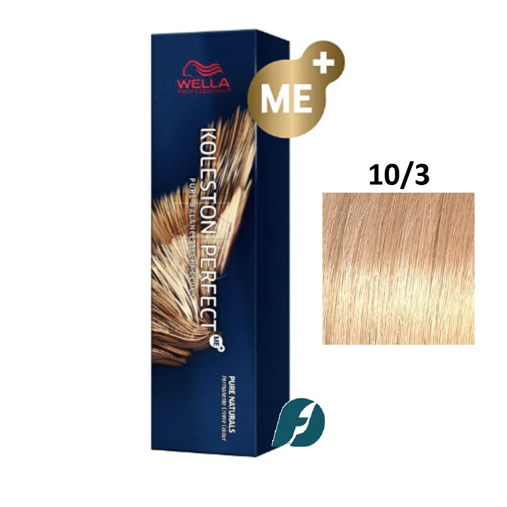 Wella Professionals Koleston Perfect ME+ 10/3 Краска для волос - Шампанское, 60мл  #1