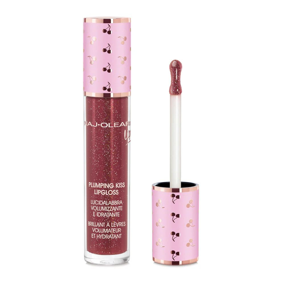 NAJ OLEARI Блеск для губ Plumping Kiss Lipgloss (07 Grenadine Red) #1