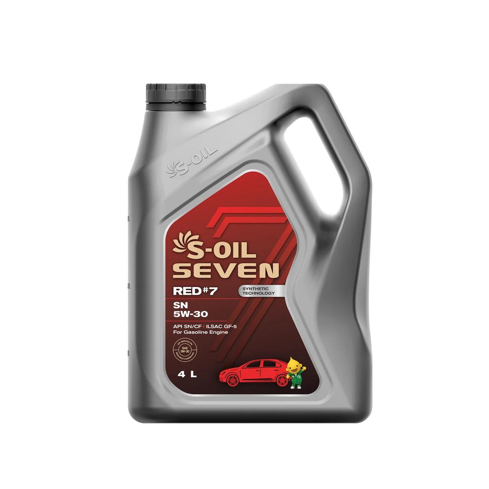 S-OIL SEVEN 5W-30 Масло моторное, НС-синтетическое, 4 л #1