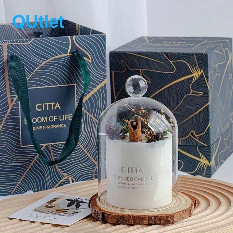 Свеча ароматическая "Premium Perfumed Candle / Натуральные экстракты вербены, бергамота и апельсина", #1