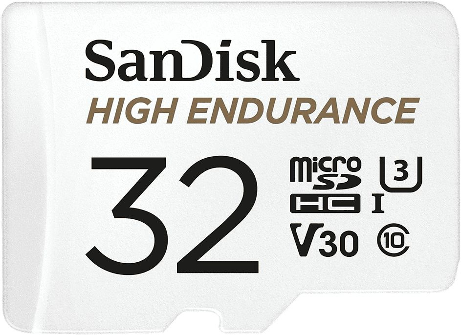 Карта памяти 32Gb MicroSD SanDisk High Endurance + SD адаптер (SDSQQNR-032G-GN6I), SDSQQNR-032G-GN6IA #1