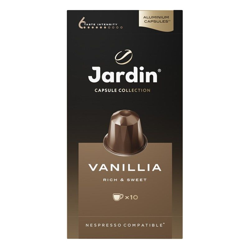 Кофе в капсулах Jardin Vanillia Rich&Sweet для кофемашин Nespresso 10шт, 50г  #1