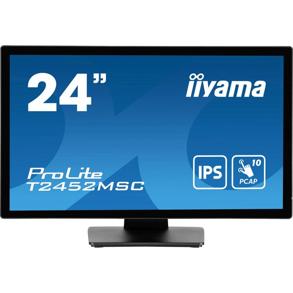 iiyama 23.8" Монитор T2452MSC-B1, черный #1