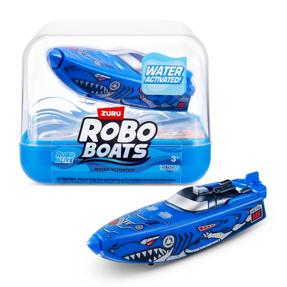 ZURU Robo Alive Boats Игрушка-лодка, активируемая водой,Подходит для детей старше 3 лет  #1