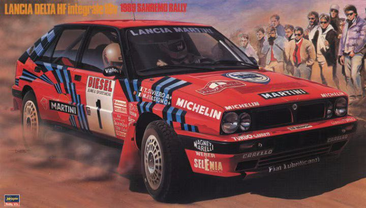 Сборная модель автомобиля LANCIA DELTA "1989 SANREMO RALLY" (1/24) 25208 Hasegawa H-CR8  #1