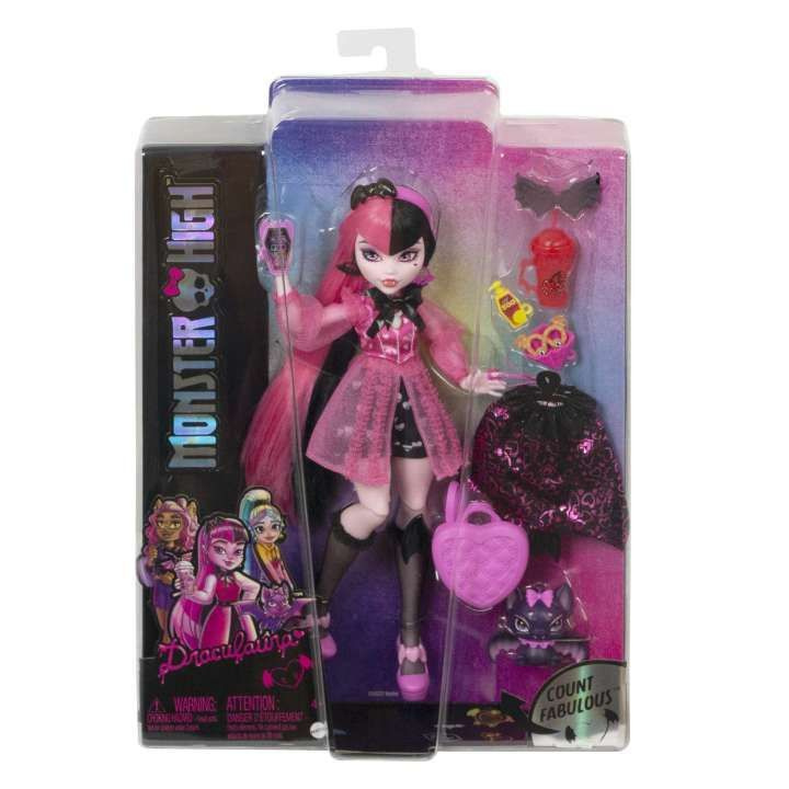 Кукла Monster High Draculaura "Монстер Хай Дракулаура" коллекционная, с аксессуарами, HHK51  #1