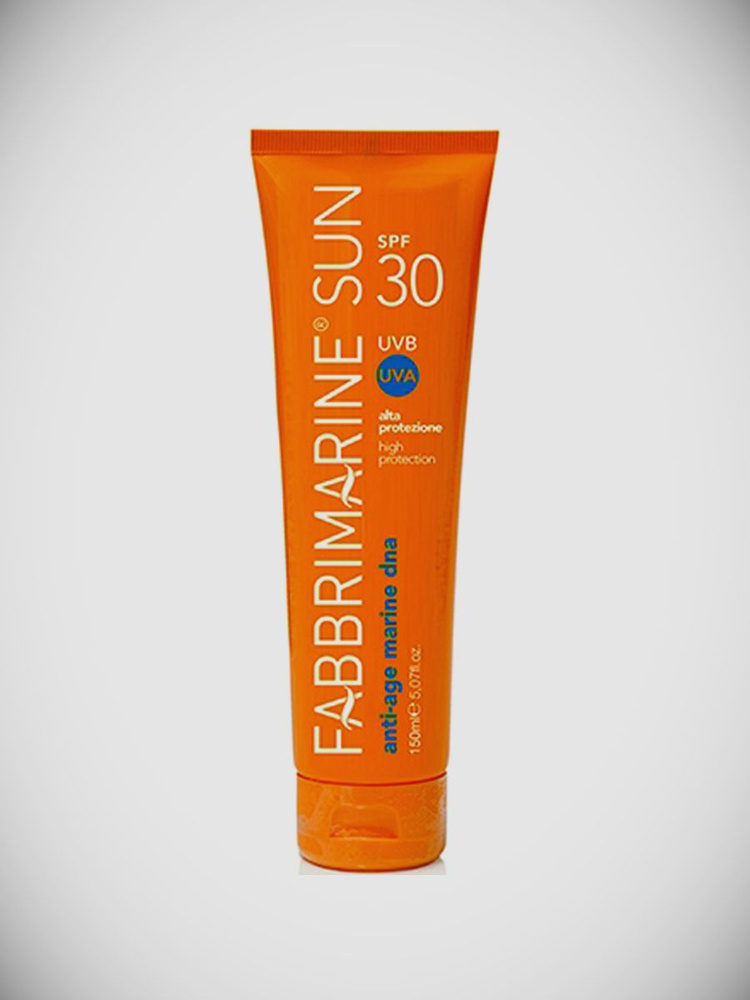 Солнцезащитное средство с ДНК морских водорослей SPF30 / FABBRIMARINE / High Protection SPF30 /150ml #1