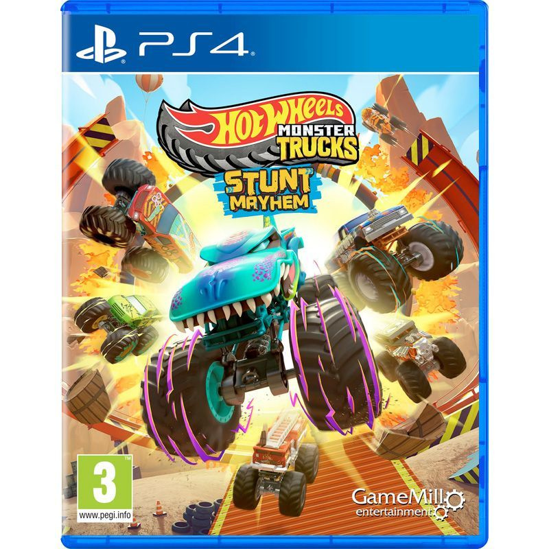 Игра Hot Wheels Monster Trucks: Stunt Mayhem для PS4 #1