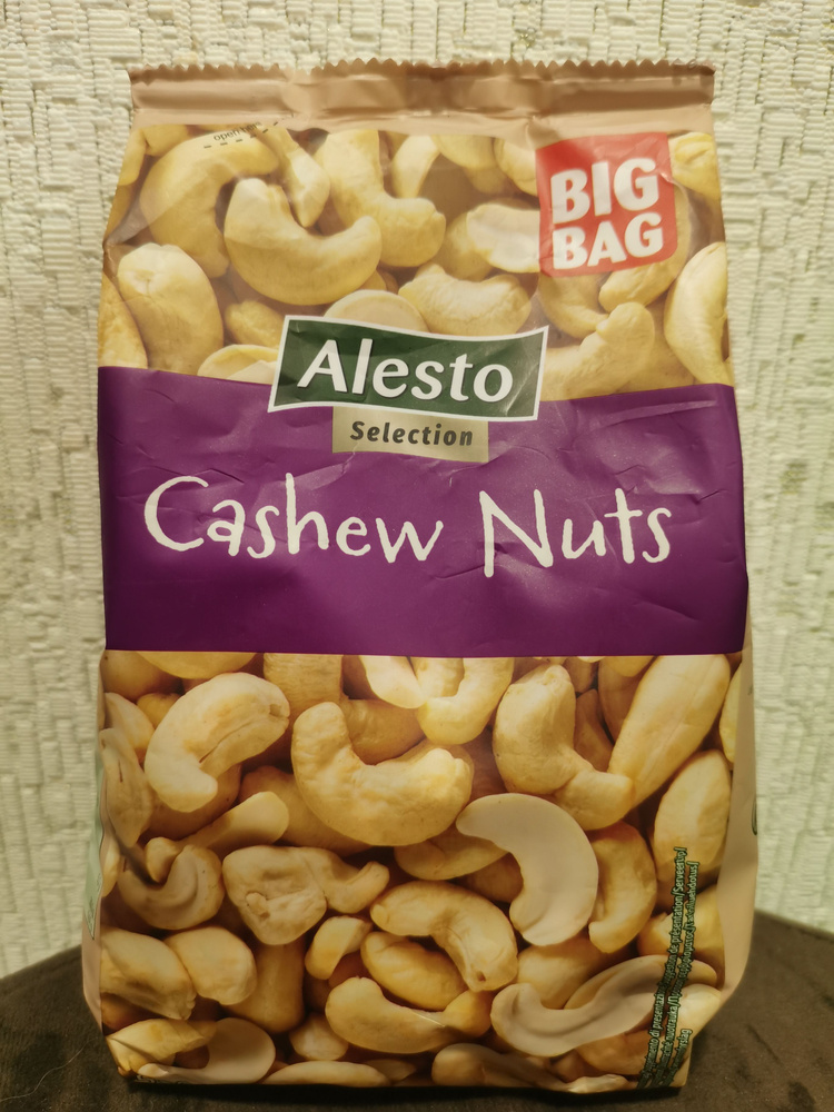 Орехи Кешью ALESTO CASHEW NUTS 500г, отобранные высококачественные орехи, из Финляндии  #1