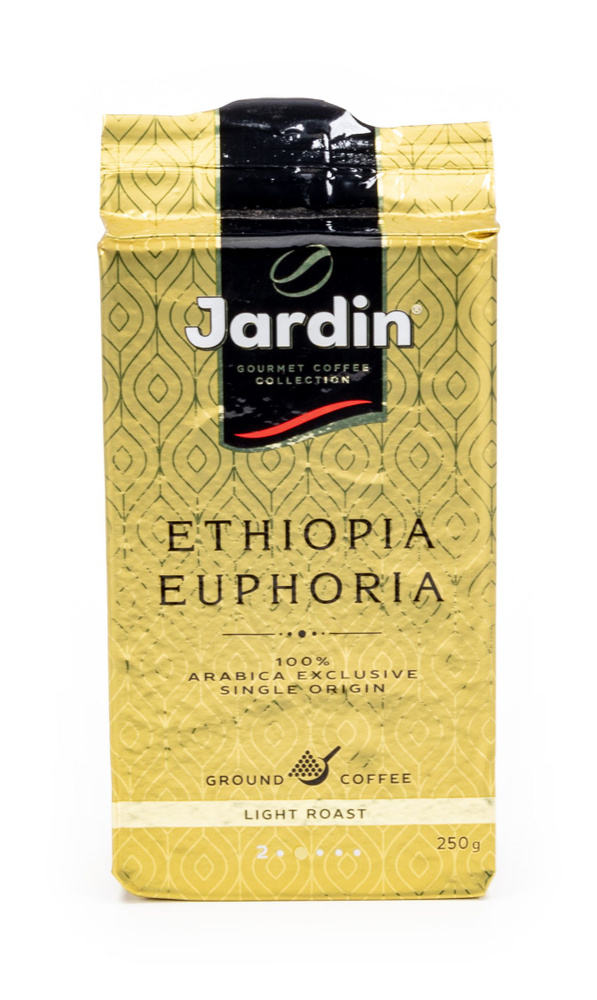 Кофе молотый Jardin / Жардин Ethiopia Euphoria светлая обжарка, мягкий сбалансированный, крупный помол, #1