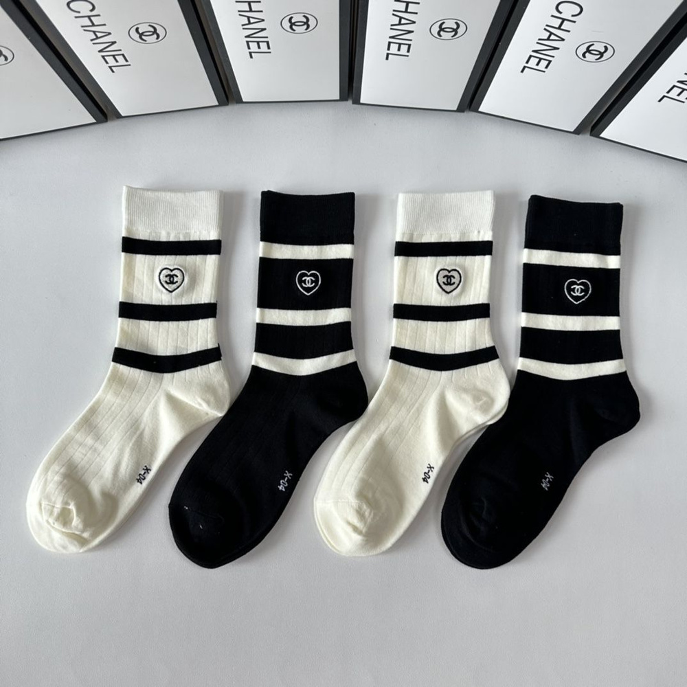 Носки Chanel Socks, 4 пары #1