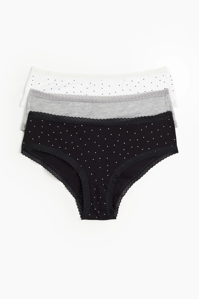 Комплект трусов хипстеры H&M Ladies Briefs, 3 шт #1