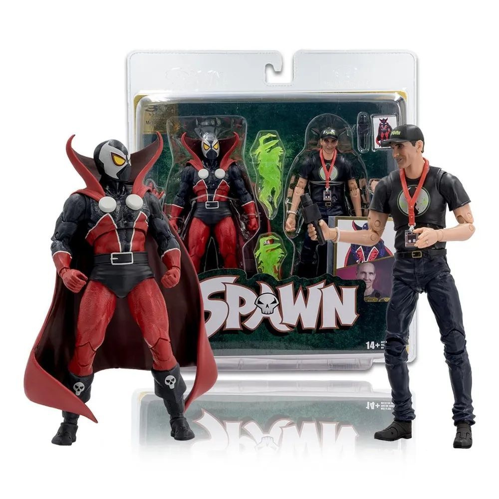 Spawn and Todd McFarlane McFarlane Toys 30th Anniversary / Набор из 2х фигурок Спаун и Тодд Макфарлейн #1