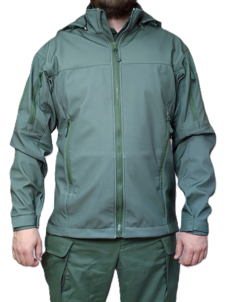 Куртка тактическая softshell Сфинкс MAGELLAN олива #1