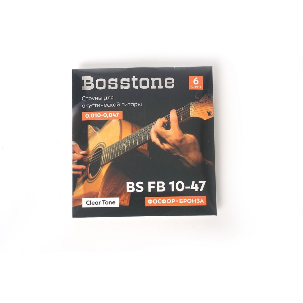 Bosstone BS FB10-47 Струны для акустической гитары фосфор бронза  #1