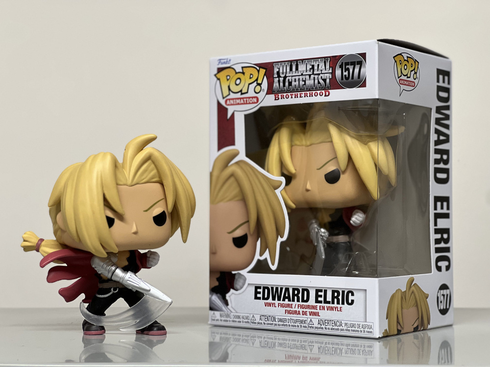 Фигурка Funko Pop! Fullmetal Alchemist: Edward Elric with Sword metallic (Фанко Поп Эдвард Элрик с мечом #1