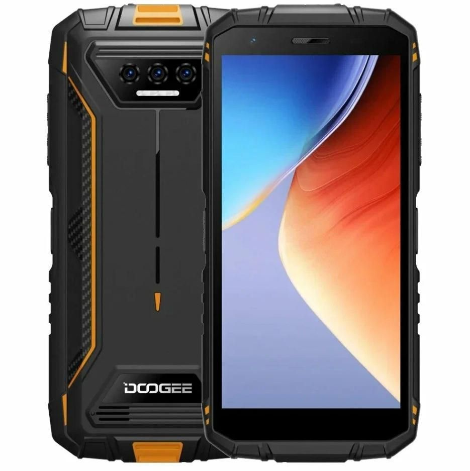 Doogee Смартфон 257855 6/256 ГБ, оранжевый #1