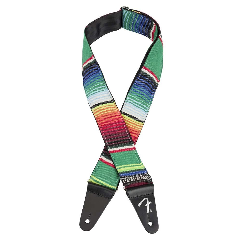 Ремень для гитары Fender Serape Strap Green Multi 2" #1