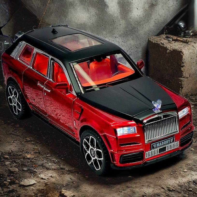 Машинка Металлическая детская машинка Роллс Ройс Куллинан Rolls-Royce Cullinan 20 см  #1