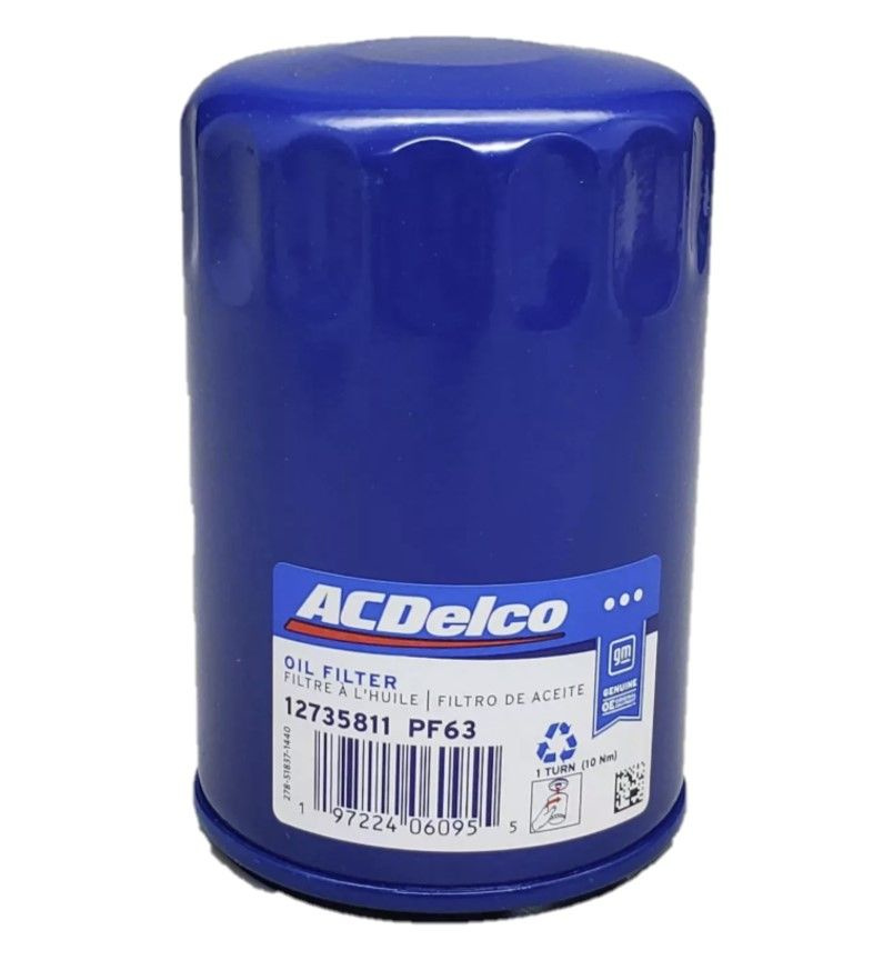 ACDelco Фильтр масляный арт. 12735811, 1 шт. #1