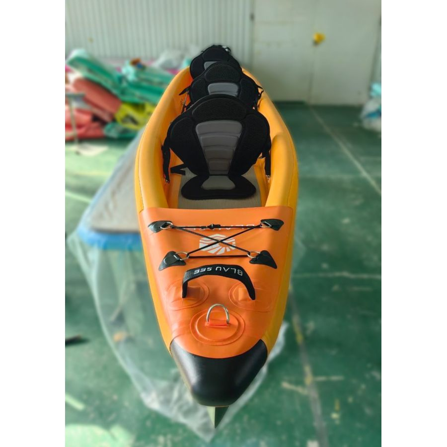 Надувной каяк Turtle-3 премиум, трехместный, BlauSee купить на OZON по ...