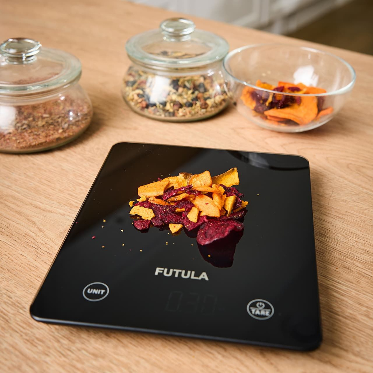 Futula Kitchen Scale 2 способны измерять вес до 5 килограммов с точностью до 1 грамма