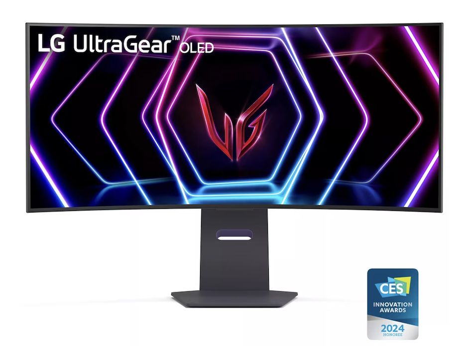 LG39"МониторOLED39GS95QE-B(2024),3440x1440,HDR400,21:9,275кд/м2,10bit,0.03мс,черный