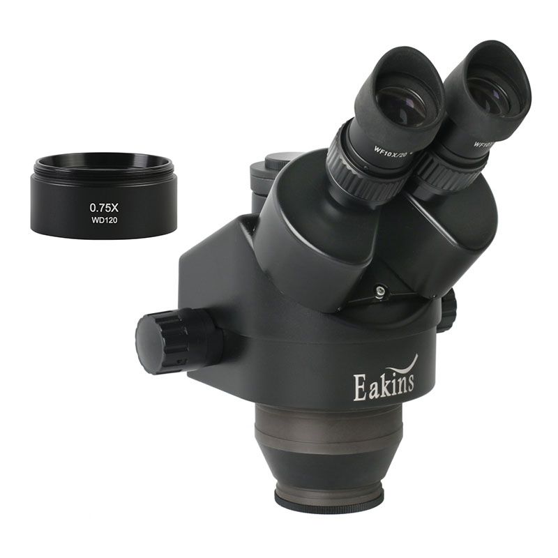 7X45XСимул-ФокусПарфокальнаятринокулярнаястереомикроскопическаяголовкаWF10XОкулярЛинзаБарлоу