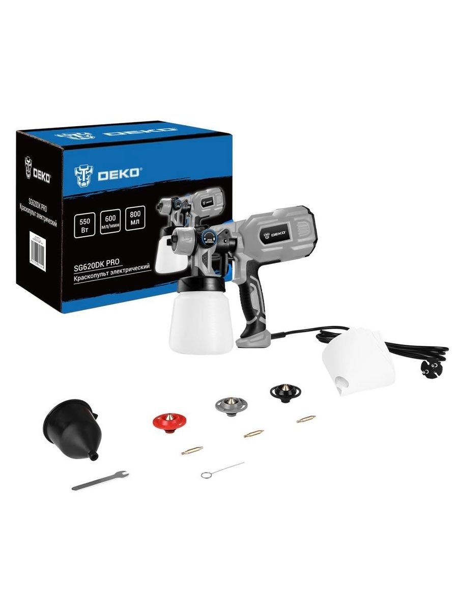 КраскопультэлектрическийDEKOSG620DRPRO,800мл,620Вт