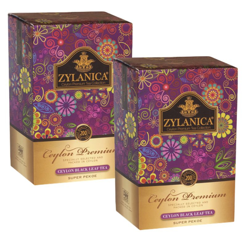 Чай черный Zylanica Ceylon Premium Collection Super Pekoe 200 грамм 2 штуки #1