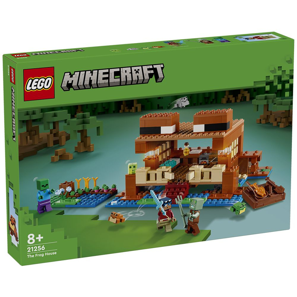 Конструктор LEGO Minecraft 21256 Дом лягушки - купить с доставкой по  выгодным ценам в интернет-магазине OZON (1409999796)