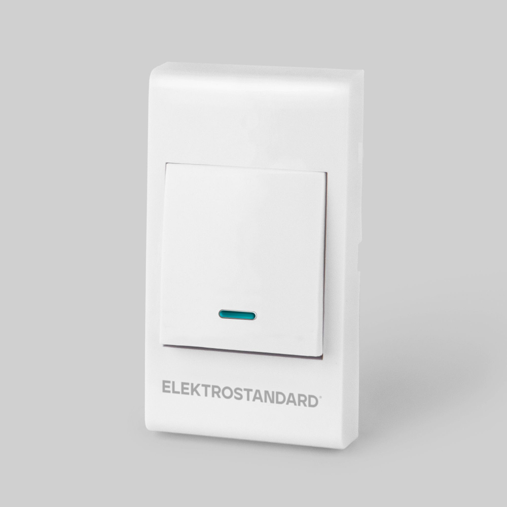 Кнопка для дверного звонка проводная Elektrostandart 26021/00 цвет белый  #1