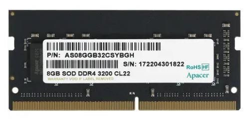 Apacer Оперативная память Модуль памяти для ноутбука SODIMM 8GB DDR4-3200 ES.08G21.GSH APACER 1x8 ГБ #1