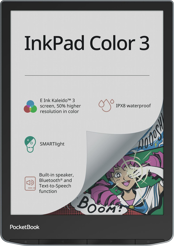 Электронная книга PocketBook 743K3 InkPad Color 3, Stormy Sea #1