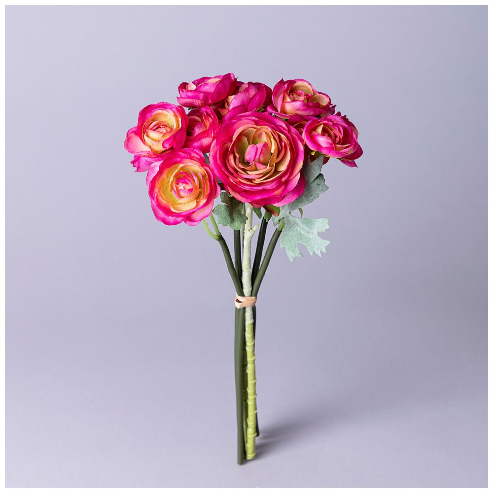 Искусственные цветы для декора "РРАНУНКУЛЮС", высота 28 см  #1